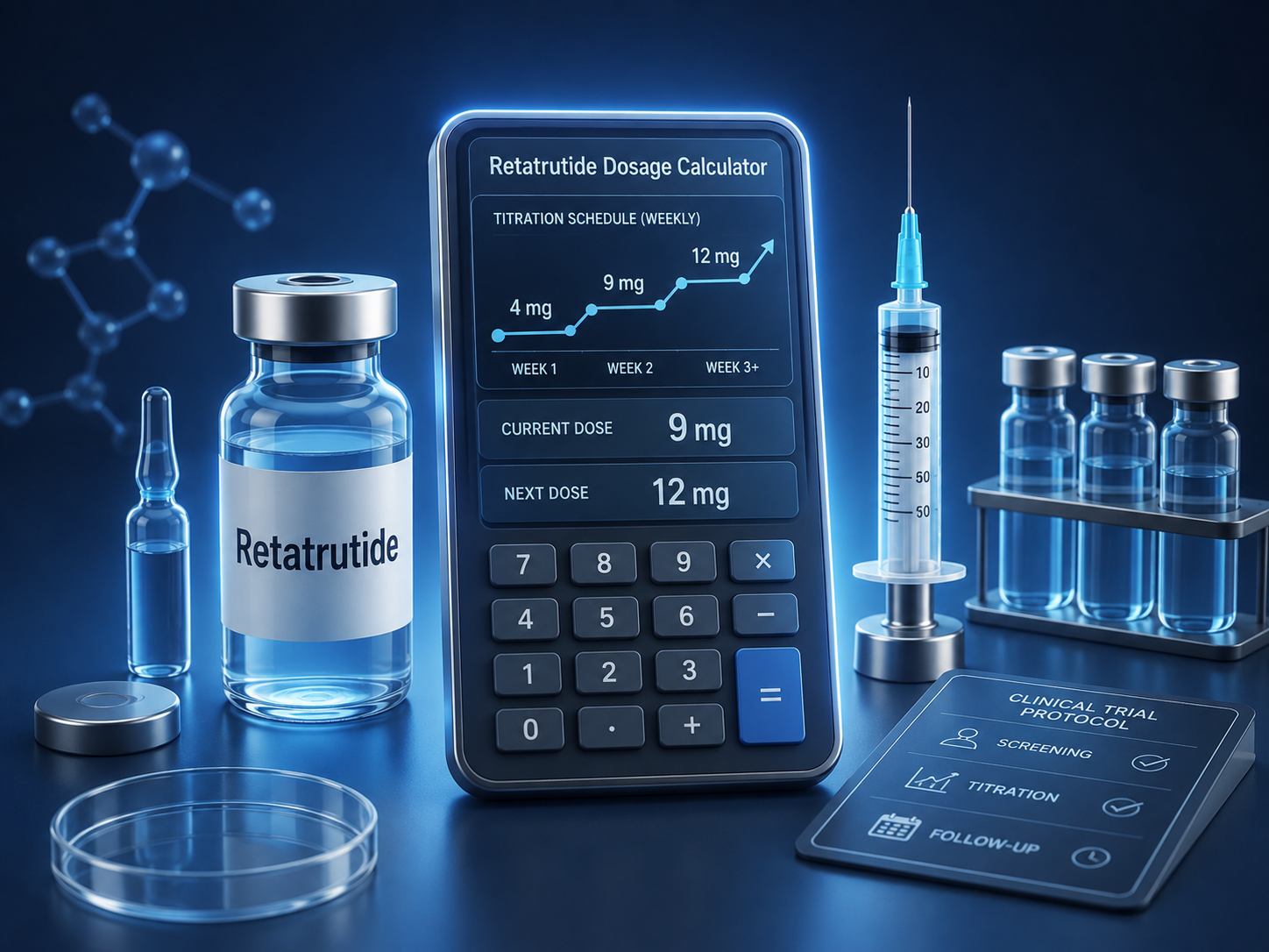 Retatrutide Dosage: Calculator and Clinical Trial Overview